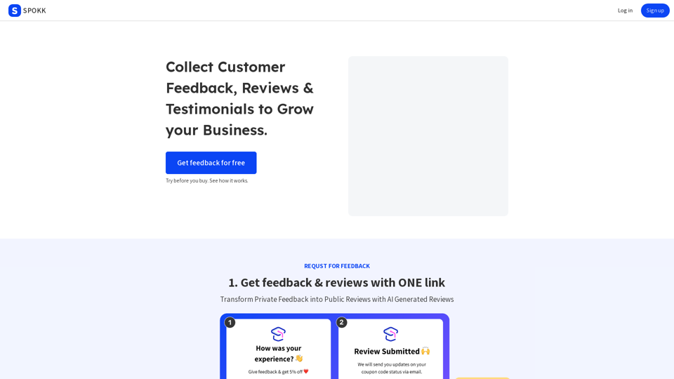 Spokk - World's Best Customer Feedback App