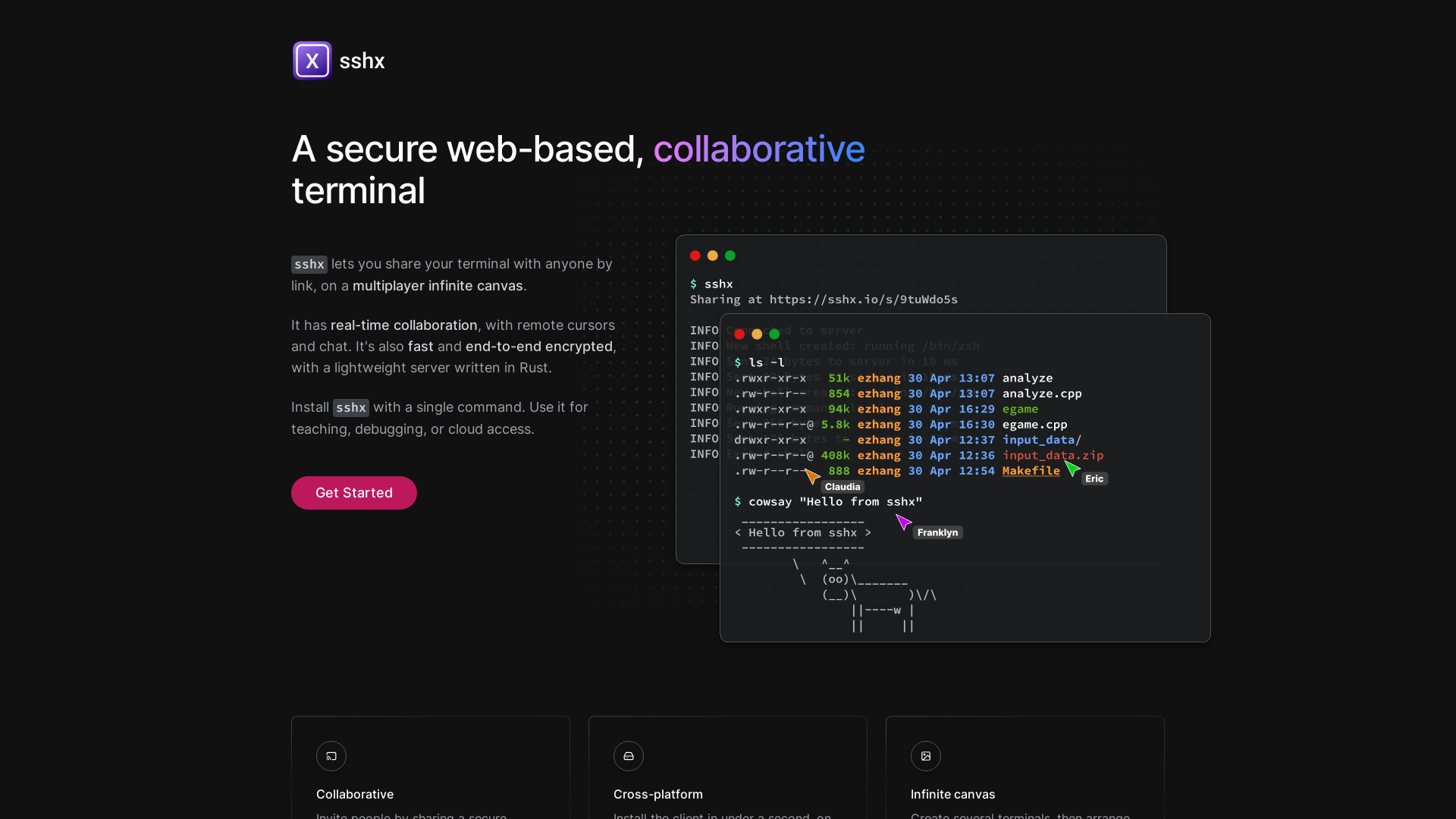 sshx screenshot