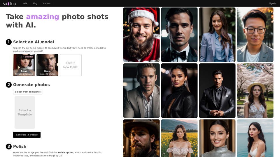 Suit Up: an AI Professional Photographer