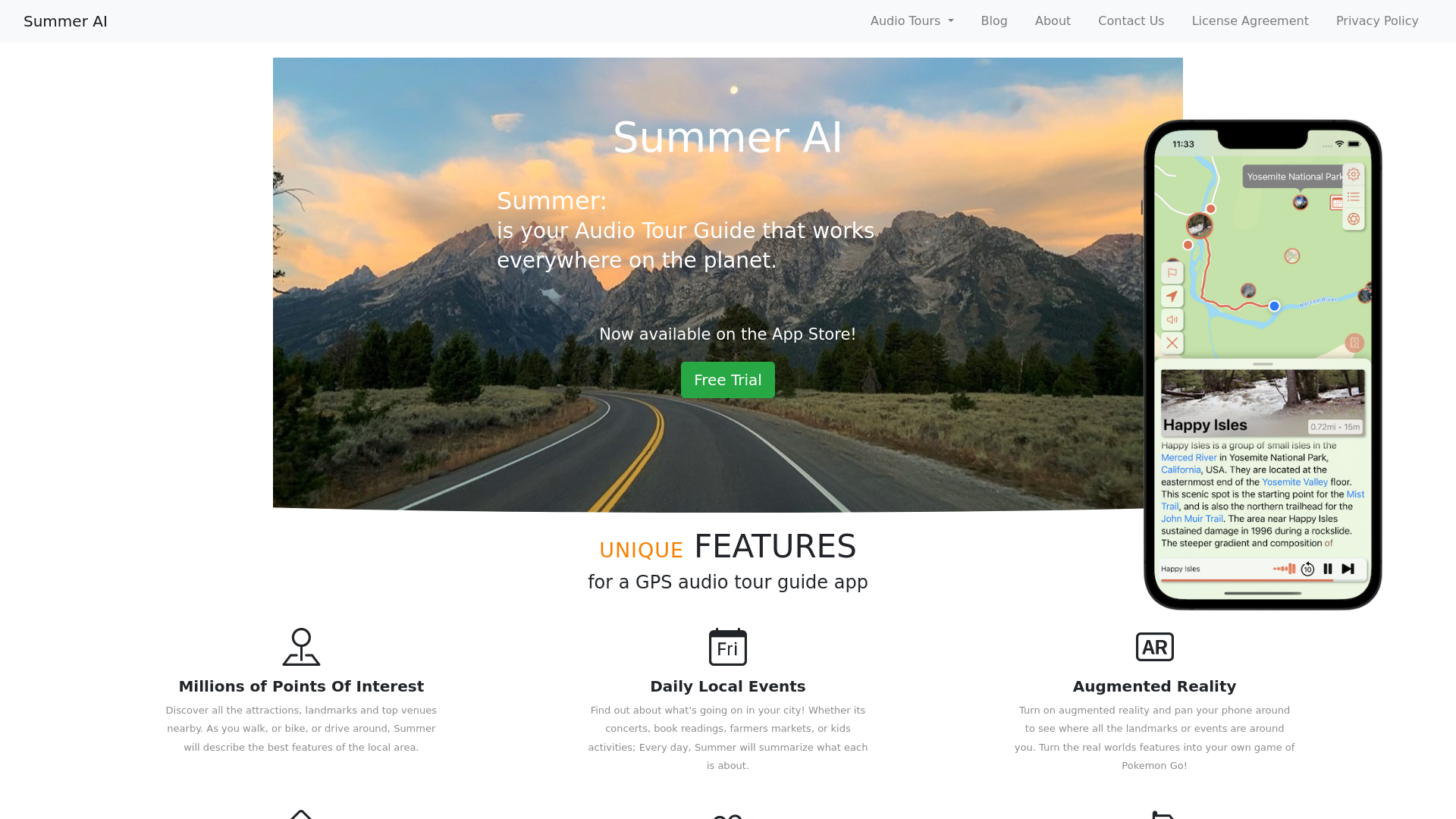 Summer AI: Your AI audio tour guide!