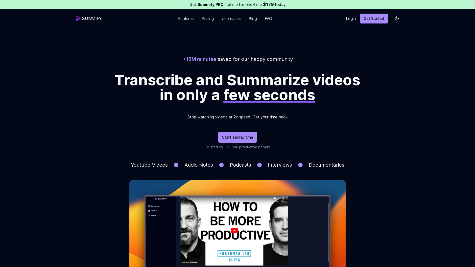 Summify screenshot