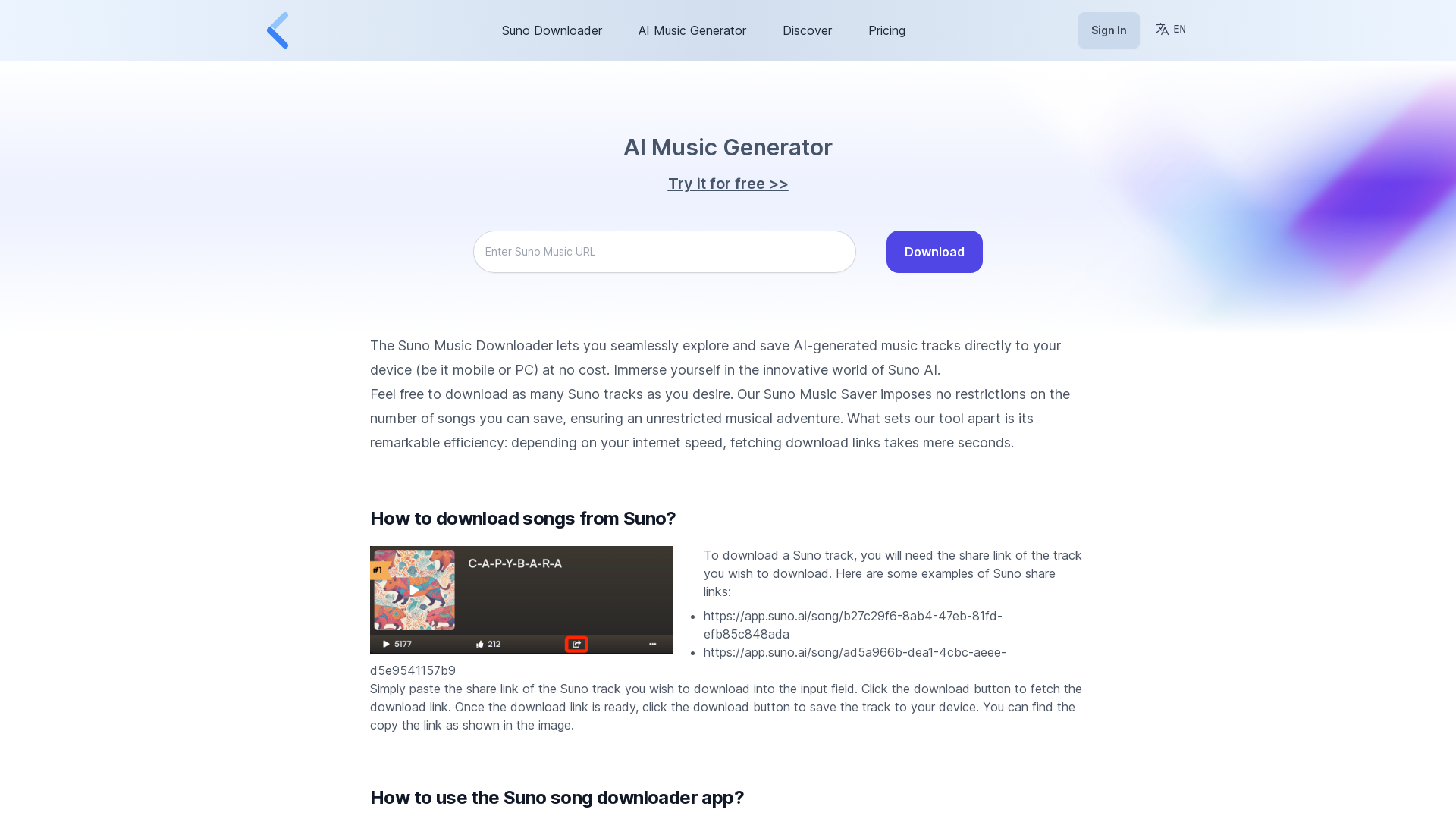 Suno Downloader