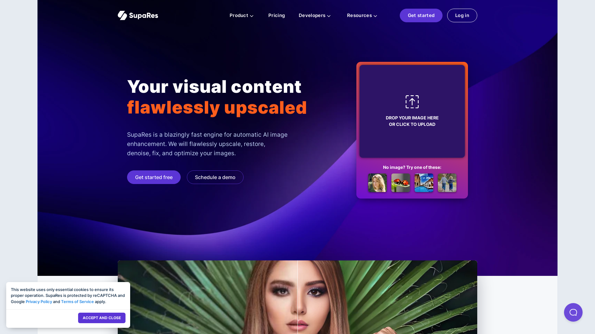 AI Image Enhancement Platform