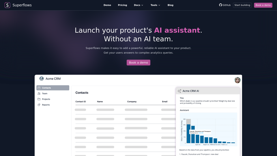 AI Assistant for your software product screenshot