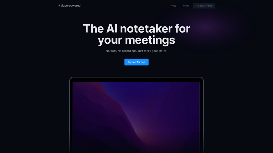 Superpowered | Your AI Notetaker