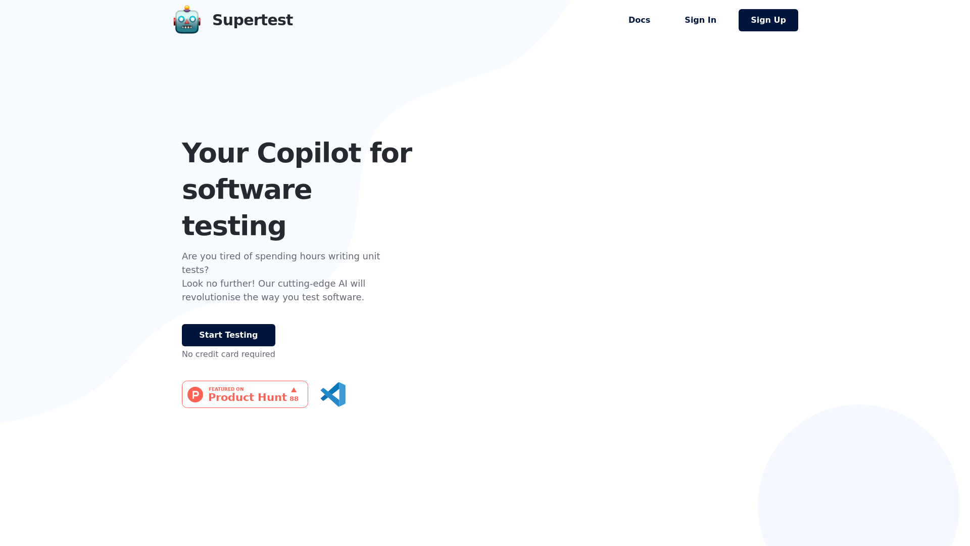Copilot for software testing
