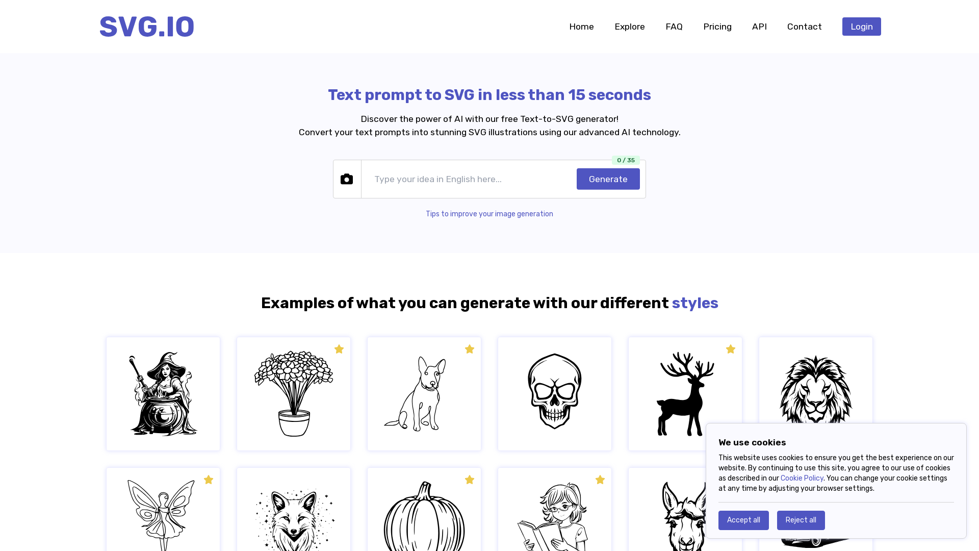Text to SVG AI Generator