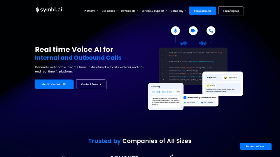 Symbl.ai | LLM for Conversation Data