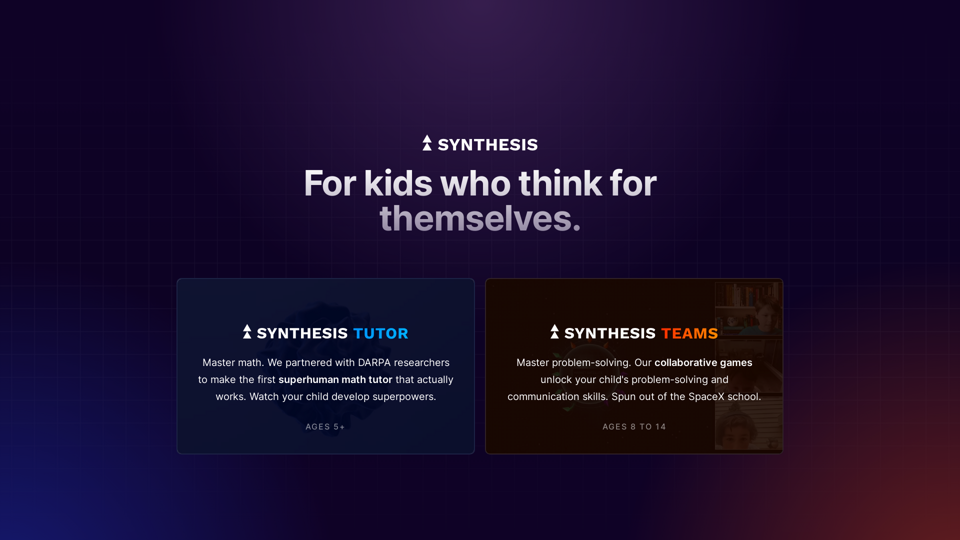 Synthesis screenshot