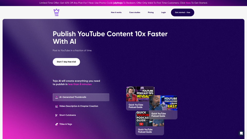 Taja AI screenshot