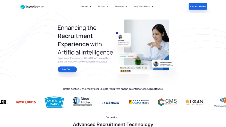 TalentRecruit screenshot