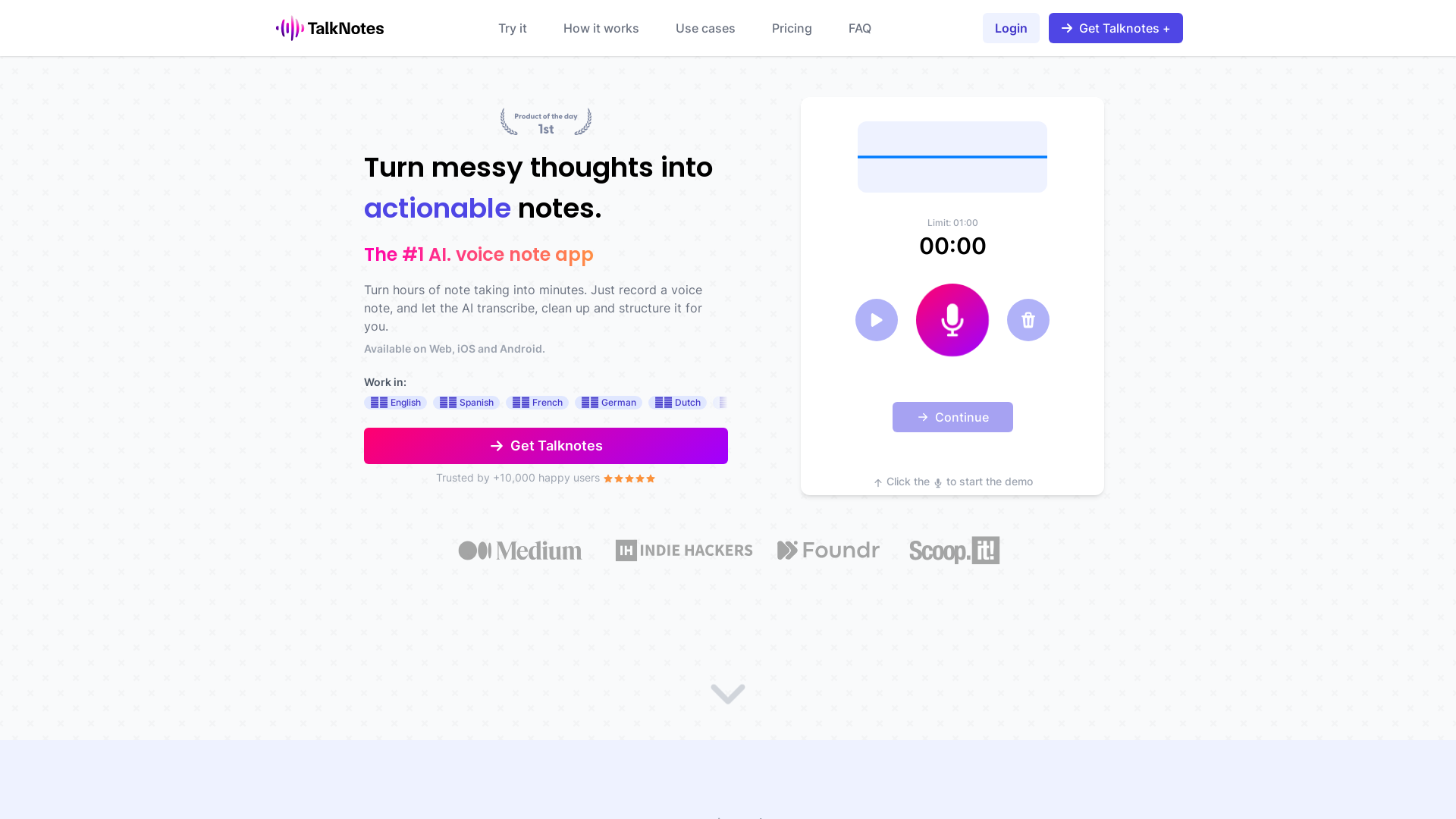 Talknotes