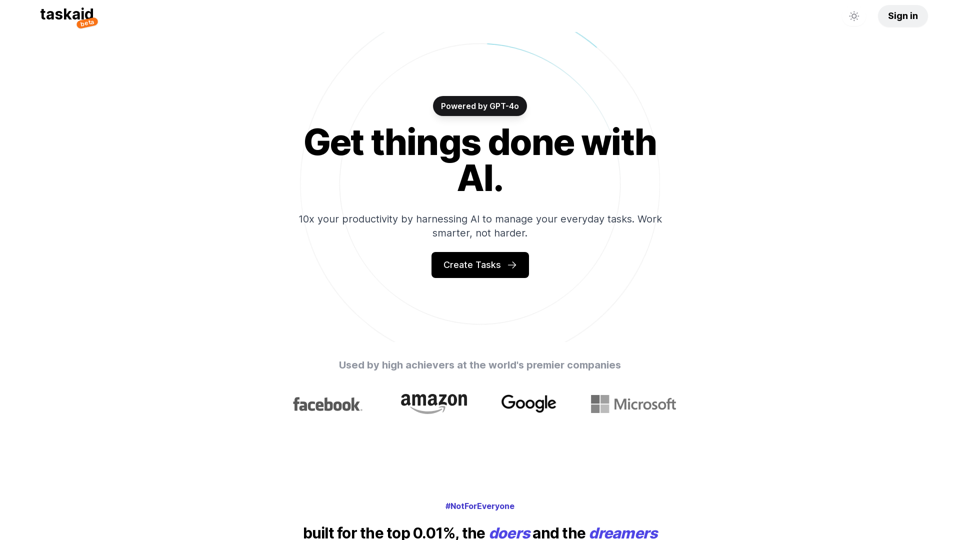 Taskaid AI screenshot