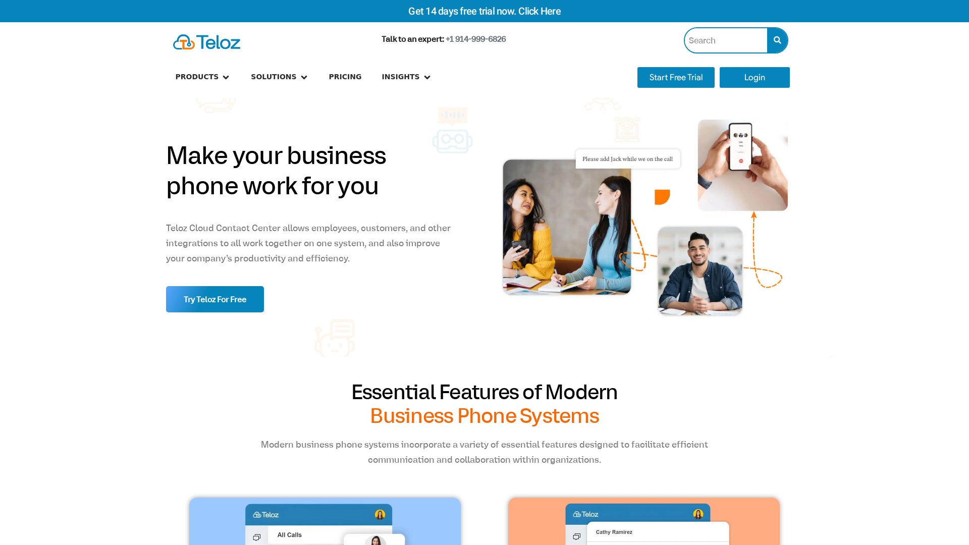 Teloz: Premier Cloud Contact Center Solutions Provider