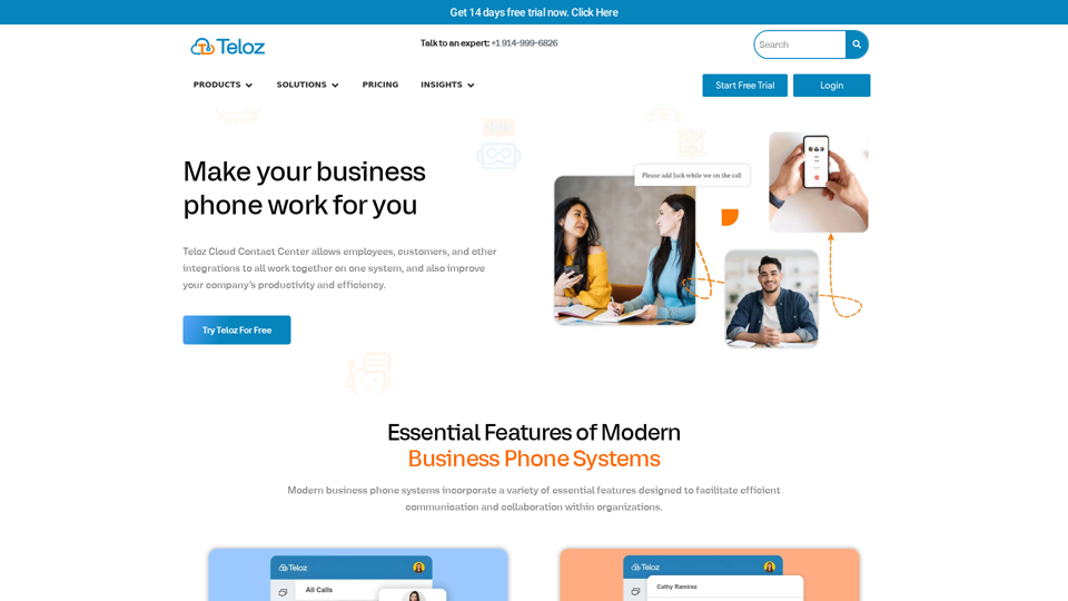 Teloz: Premier Cloud Contact Center Solutions Provider