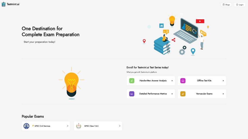 Testmint.ai | Testmint.ai - Online Mock Test Platform for Competitive Exam Preparation