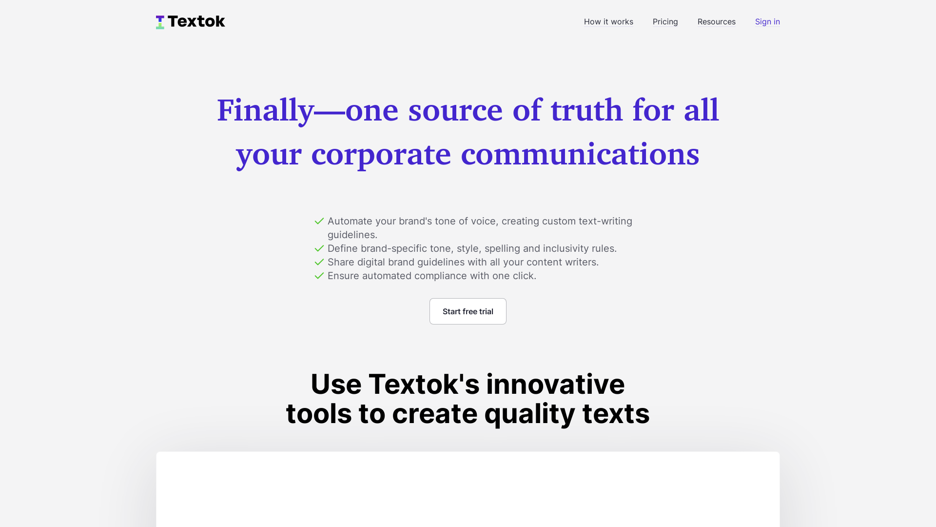 Tone of voice guidelines — use automation that works