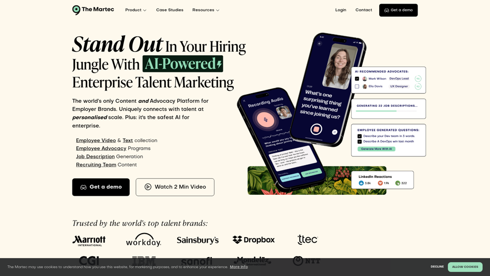 AI-Powered Talent Marketing | For All Talent Teams | The Martec