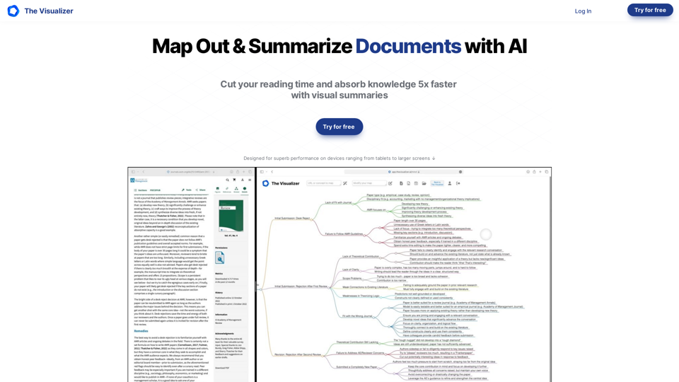 The Visualizer - Easily learn complex topics with AI—in minutes, not days.