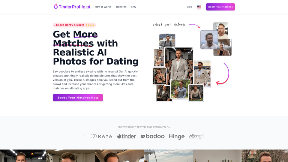 🥇 Maximize Your Matches with AI | TinderProfile.ai