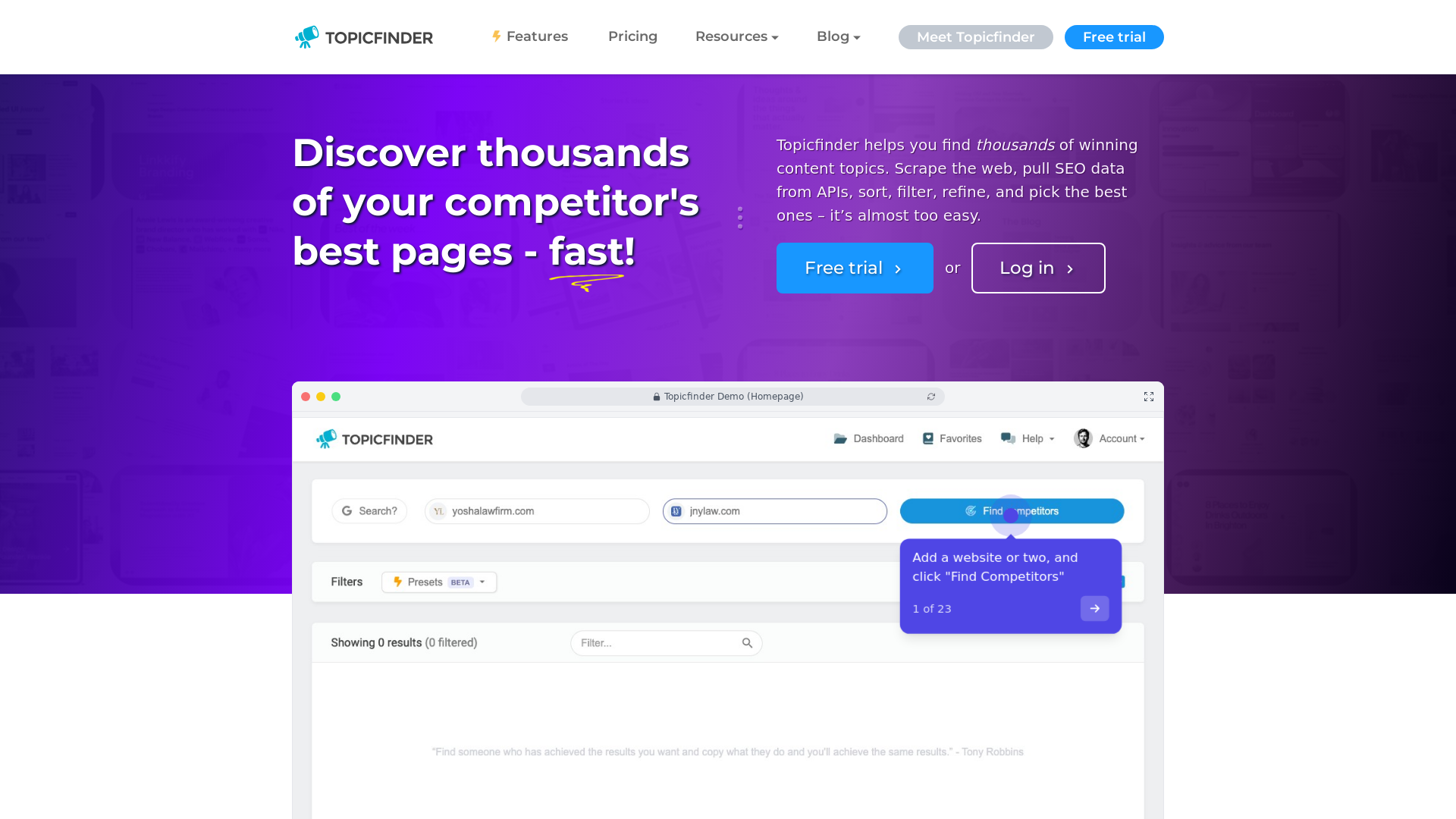 Topicfinder