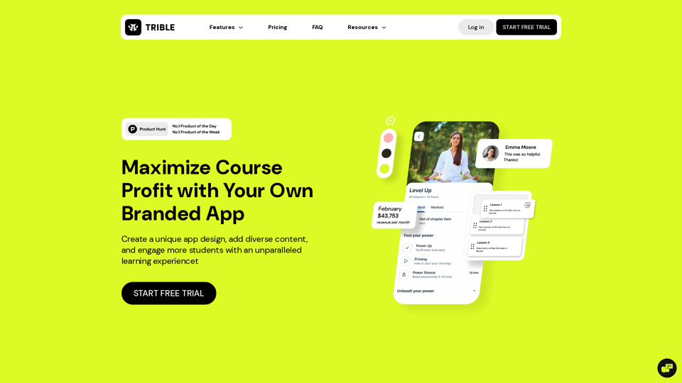 Trible: The #1 No-Code Course Builder for Coaches and Creators