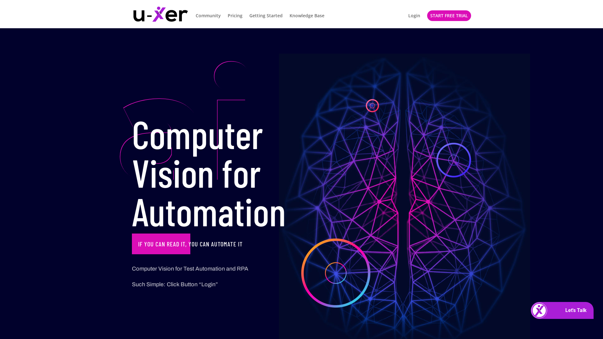 Home Page screenshot