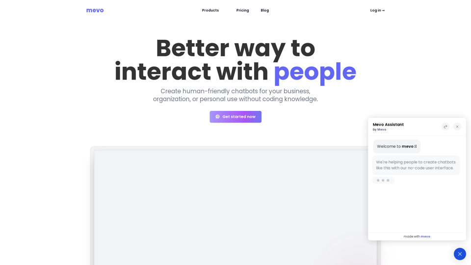 mevo - better way to interact with people