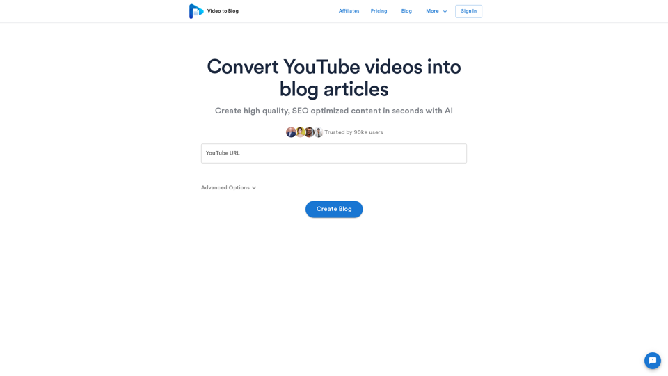 Video To Blog screenshot