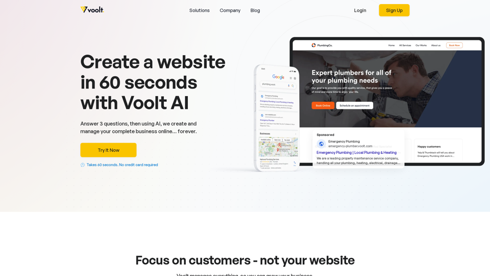 Voolt | AI-Powered Website Builder & Marketing Automation