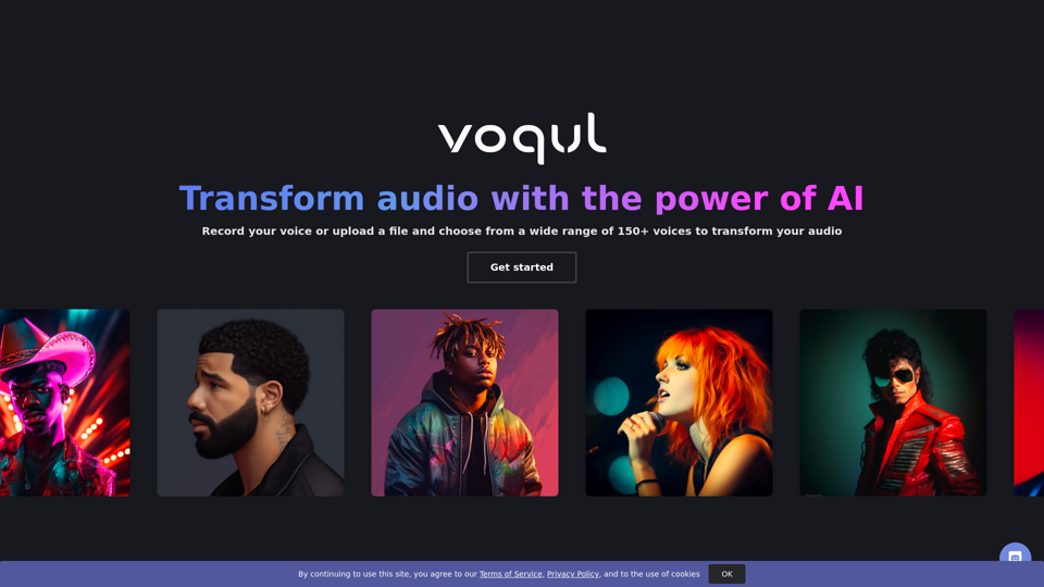 Voqul screenshot