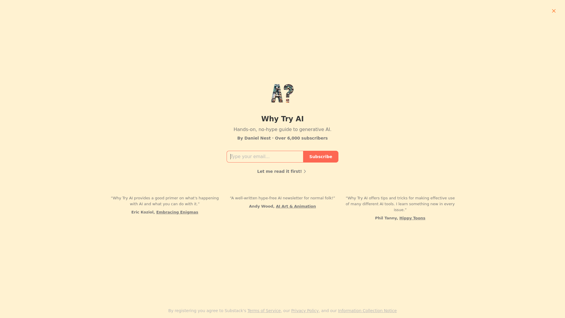 Why Try AI