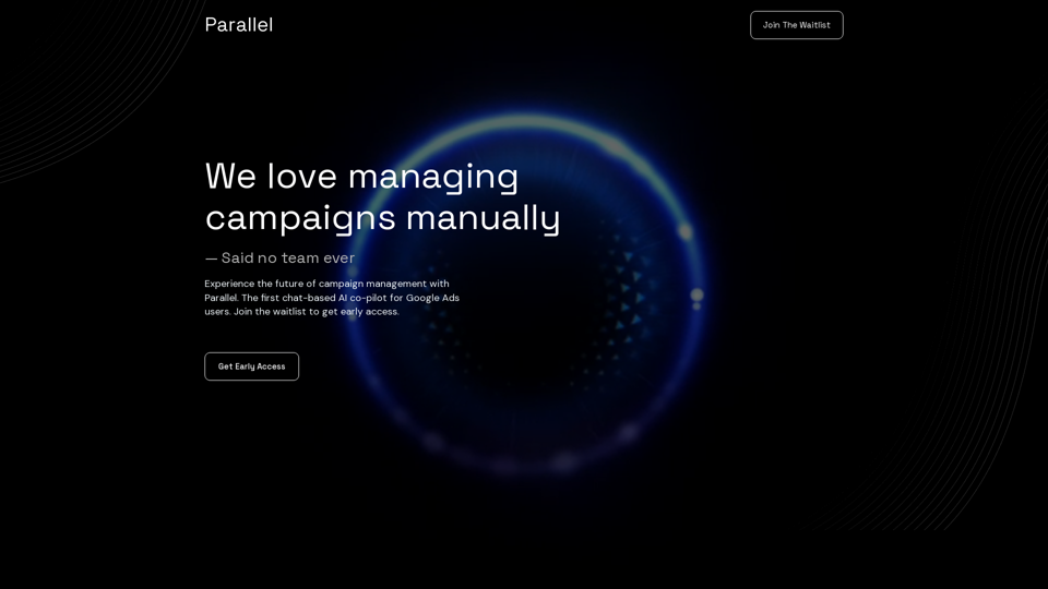 AI Co-Pilot for Google Ads | Parallel | AI Chatbot for Google Ads