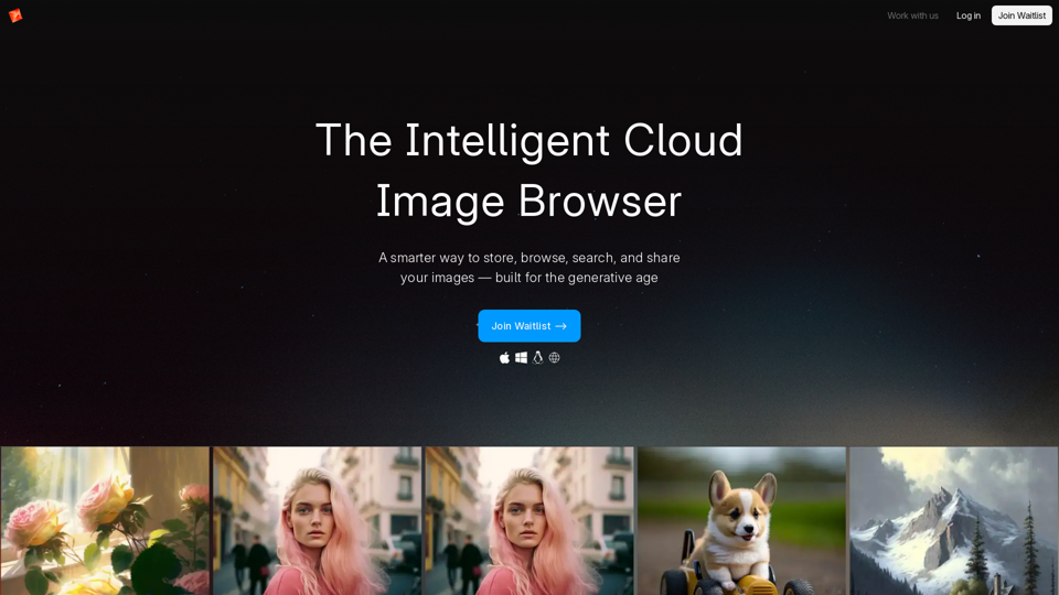 Poly: The Intelligent Cloud Image Browser | Join the Waitlist