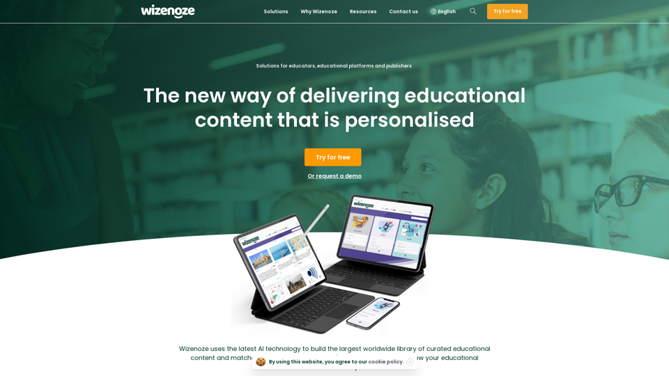 The new way of delivering educational content that is - Wizenoze