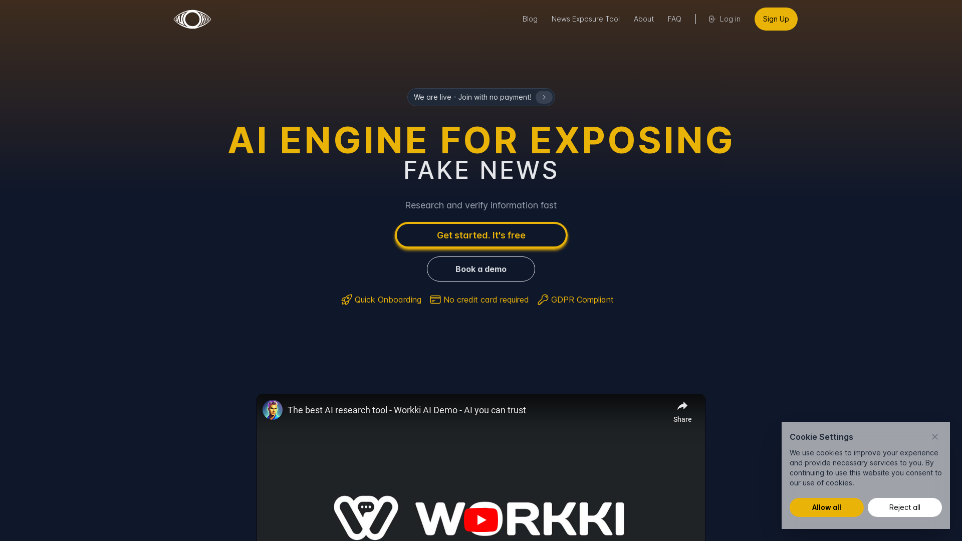 Exposing Fake News & Verifying Information with AI
