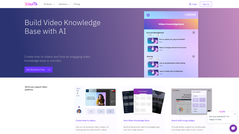 Free Video Knowledge Base Software | WowTo