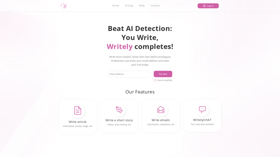 Writely | Using AI to Improve Your Writing