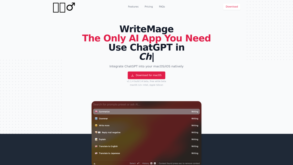 WriteMage screenshot