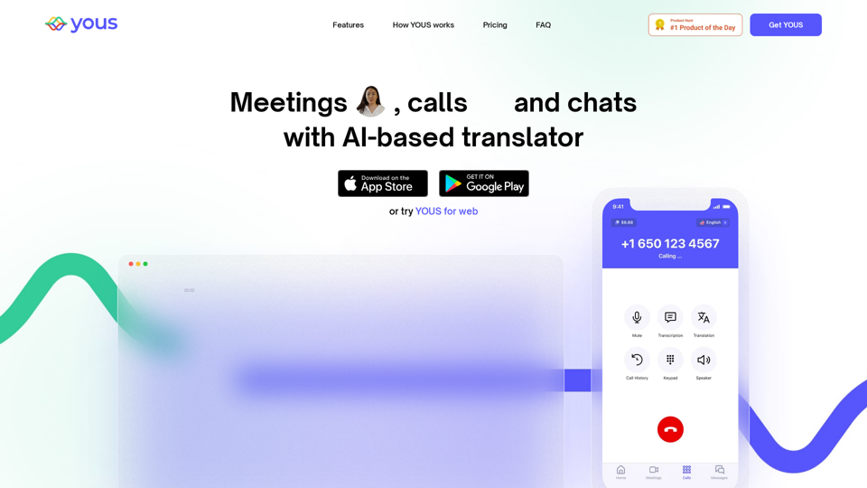 YOUS - Messenger with AI-based translator