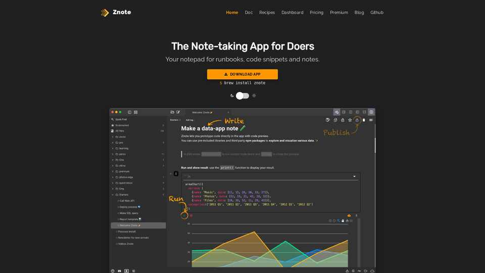 Znote screenshot