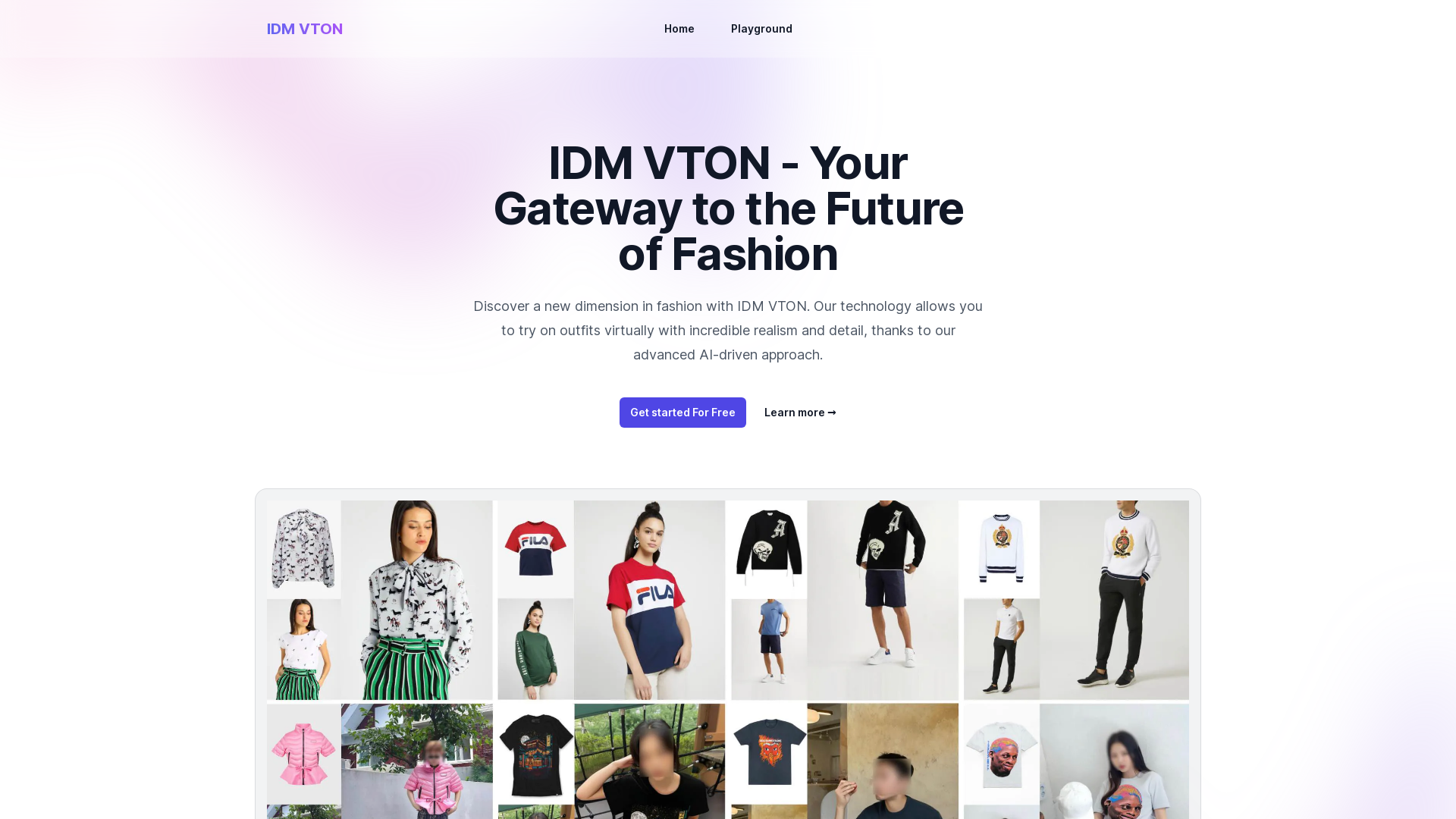 IDM VTON Online screenshot