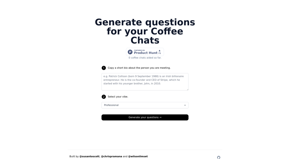 CoffeeChat AI