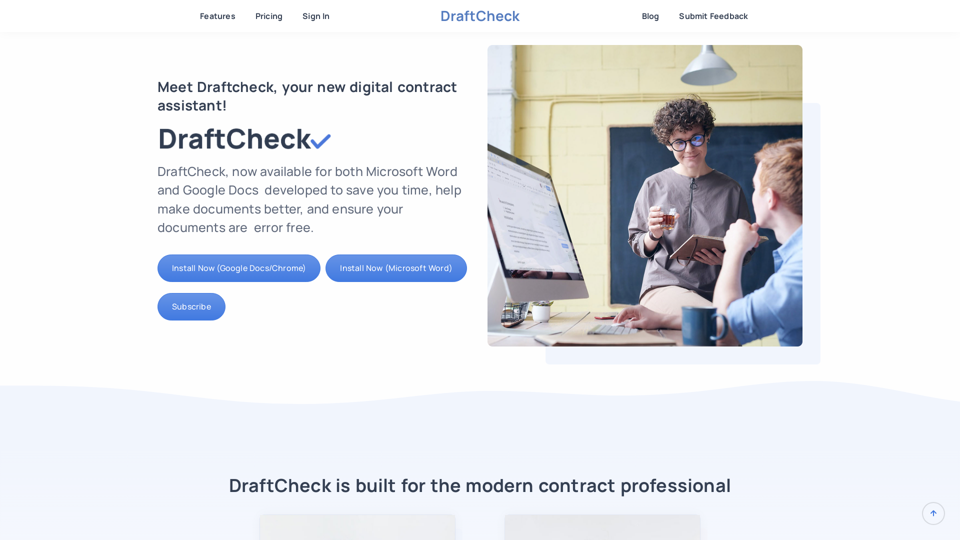 DraftCheck | DraftCheck