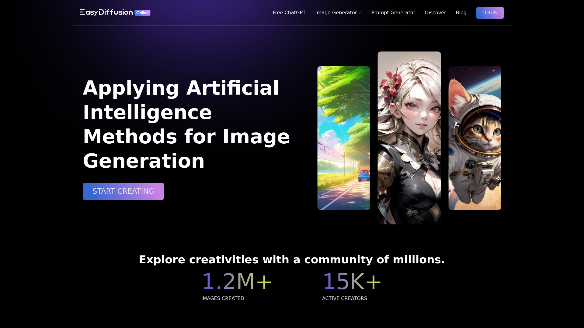EasyDiffusion Online screenshot