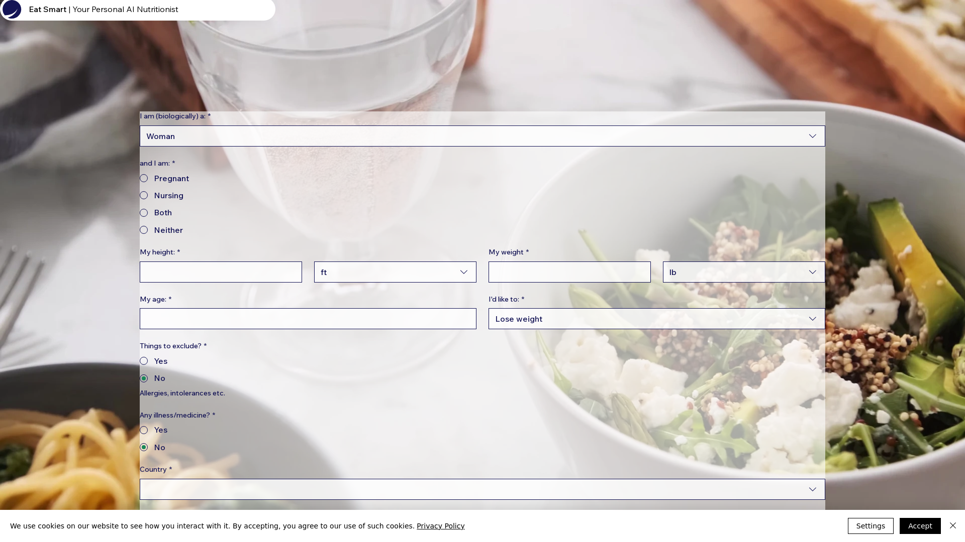 Eat Smart screenshot