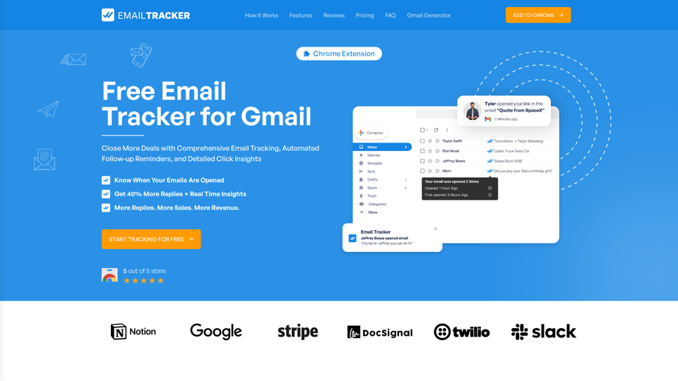 Email Tracker | Free Email Tracker for Gmail