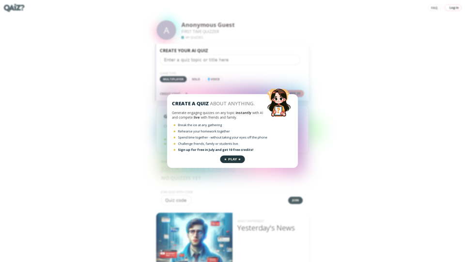 Qaiz screenshot
