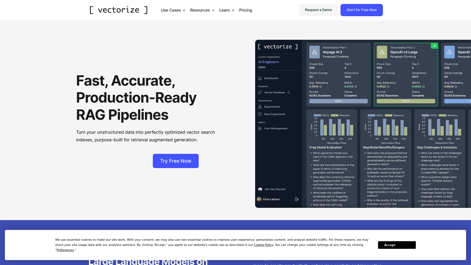 Vectorize: Fast, Accurate, Production