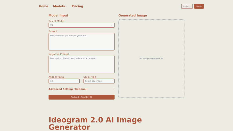 Ideogram 2.0: Advanced AI Image Generator Online|Free to Try